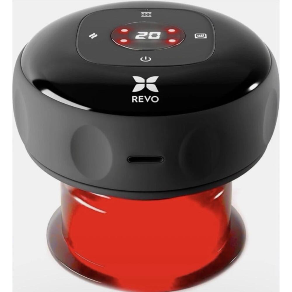 REVO The Original 4-in-1 Smart Cupping Therapy Massager Red Light Therapy